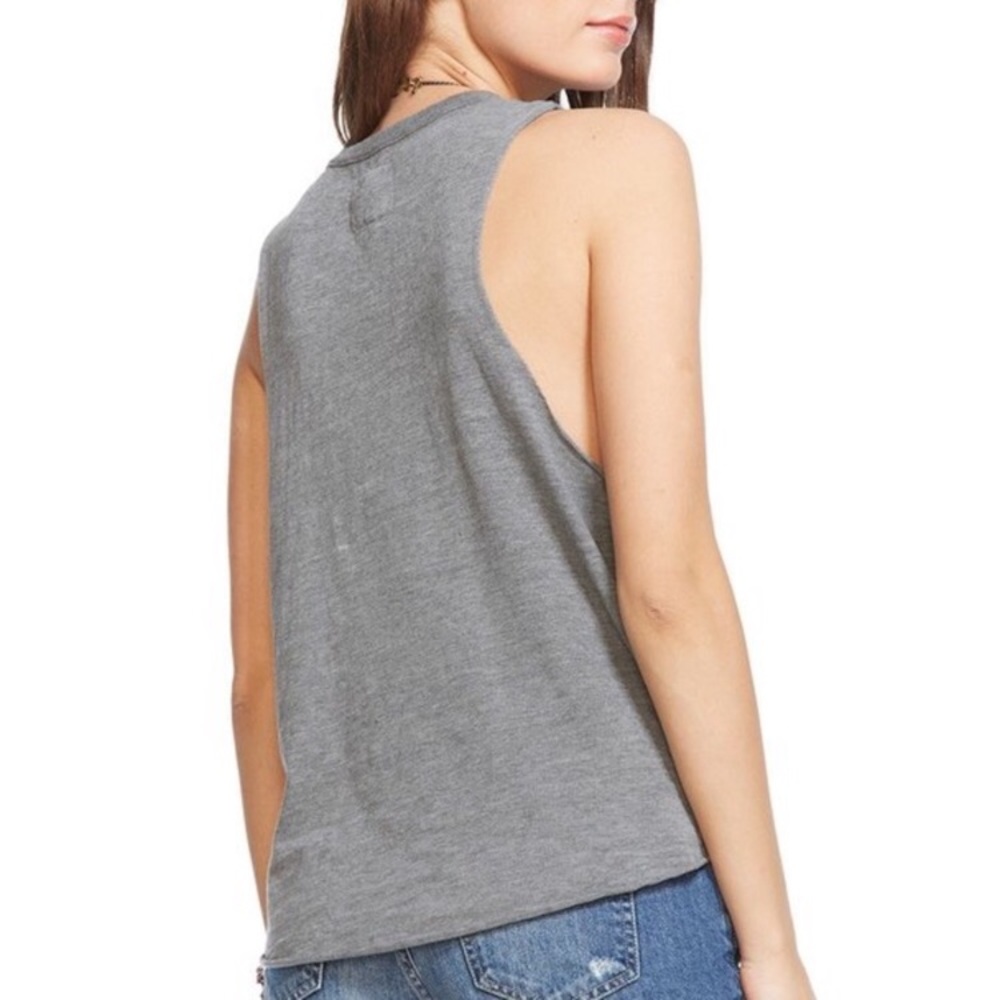Chaser Peace Sign American Flag Tank - Picture 2 of 4